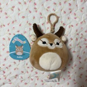 Adila Squishmallow Clip 3.5" BNWT